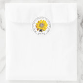 Honey Bee Honey Jar Label (Tas)