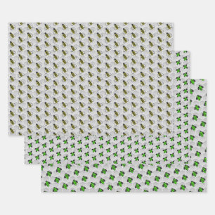 Honey Bee Honeycomb Enveloppement de papier ensemb