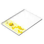 Honey Bee Honeycomb Pattern Notitieboek (Linkerzijde)