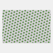 Honey Bee Honeycomb Wrapping Papier Set van 3 Inpakpapier Vel (Voorkant 3)