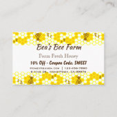 Honey Bee Honeypeb Carte de réduction personnalisé (Devant)