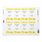 Honey Bee Honeypeb Étiquette d'expédition personna (Feuille entière)