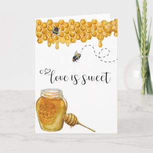 Honey Bee Jubileum Love is Sweet Kaart