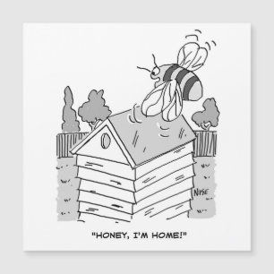 Honey Bee keert terug naar zijn bijenkorf