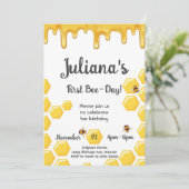 Honey Bee Kids 1er Invitation anniversaire (Debout devant)