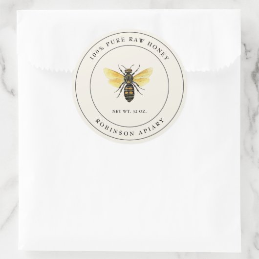  Honey Bee Label (Tas)