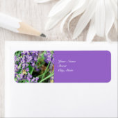 Honey Bee & Lavendel adreslabel Etiket (Insitu)