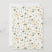 Honey Bee Mama à Bee Baby shower Invitation (Dos)