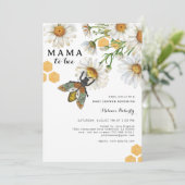 Honey Bee Mama à Bee Baby shower Invitation | Wil (Debout devant)