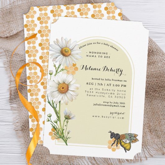 Honey Bee Mama à Bee Baby shower Invitation | Wil