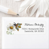 Honey Bee Mama to Bee Adreslabel | Hommel B Etiket (Insitu)