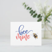 Honey Bee Mine Funny Valentijnsdag Kaart (Staand voorkant)