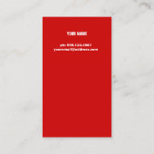 Honey Bee Modern Minimalistisch Visitekaartje (Achterkant)