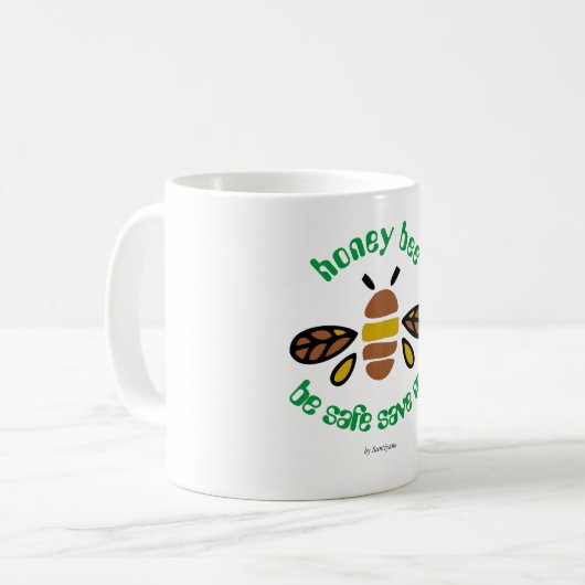 Honey Bee Mug classique (Devant gauche)
