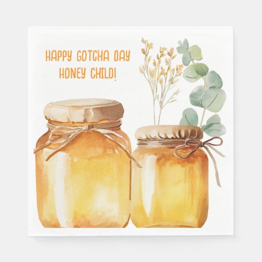 Honey Bee Napkins Servet (Voorkant)