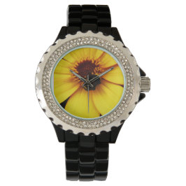 Honey bee ON A Yellow bloom    Watch Watch Horloge
