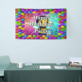 Honey Bee Personnalisé caractère bannière d'annive (Salon professionnel)