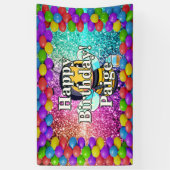 Honey Bee Personnalisé caractère bannière d'annive (Vertical)