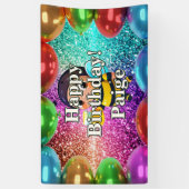 Honey Bee Personnalisé caractère bannière d'annive (Vertical)