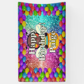 Honey Bee Personnalisé caractère bannière d'annive (Vertical)