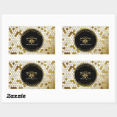 Honey Bee Product Custom Rechthoek Jar Label (Vel)