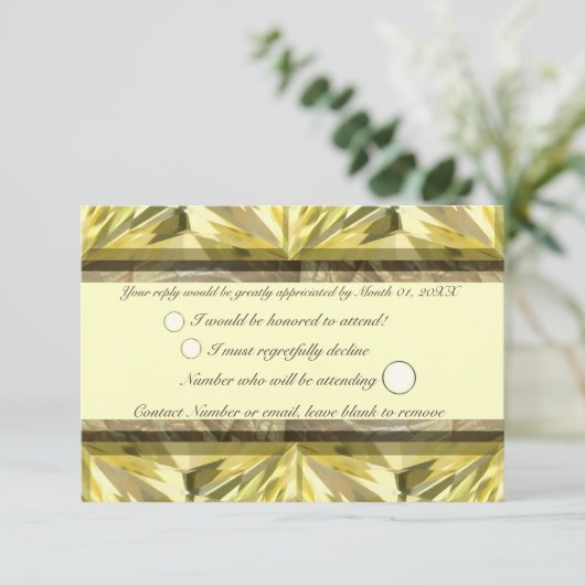 Honey Bee RSVP (Debout devant)