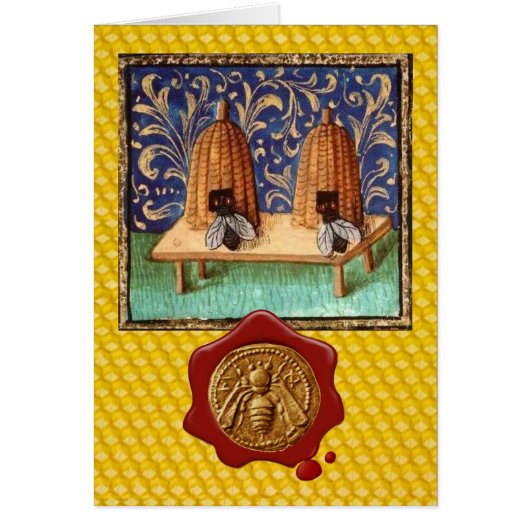 HONEY BEE SCEAU DE CIRE, VENTE D'OEUVRE/apiculture (Devant)