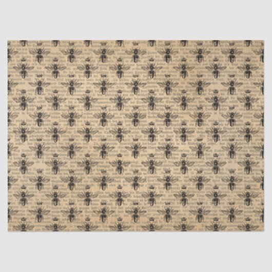  Honey Bee Series Design 4 Tissue Paper Tissuepapier (Voorkant)