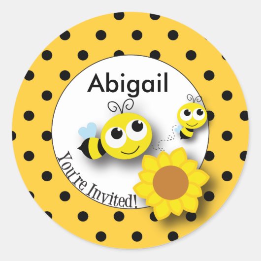 Honey Bee Sticker (Voorkant)