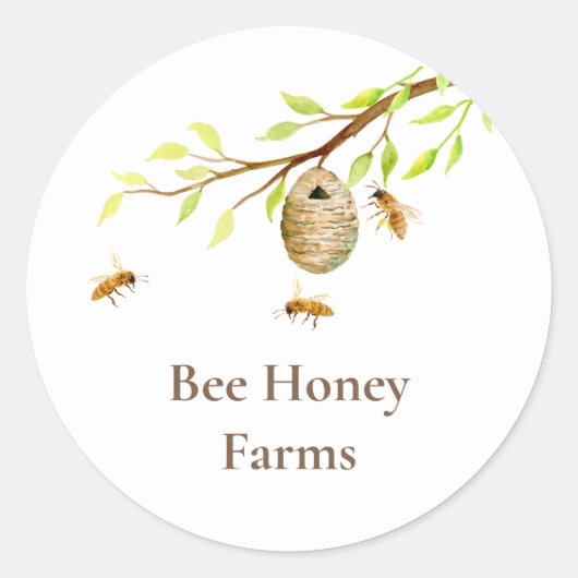 Honey Bee Sticker (Voorkant)