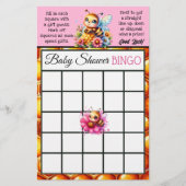 Honey bee thema bingo en wie weet mama best flyer (Voorkant)