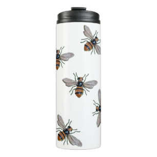 Honey Bee Thermal Tumbler Thermosbeker