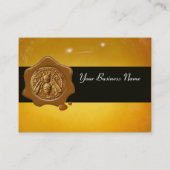 HONEY BEE WAX SEAL , BEEKEEPER APIARY VISITEKAARTJE (Achterkant)