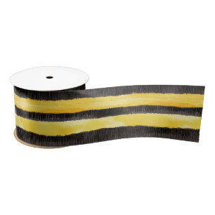 Honey Bee Zwart Goud Geel Kerstmis Lint