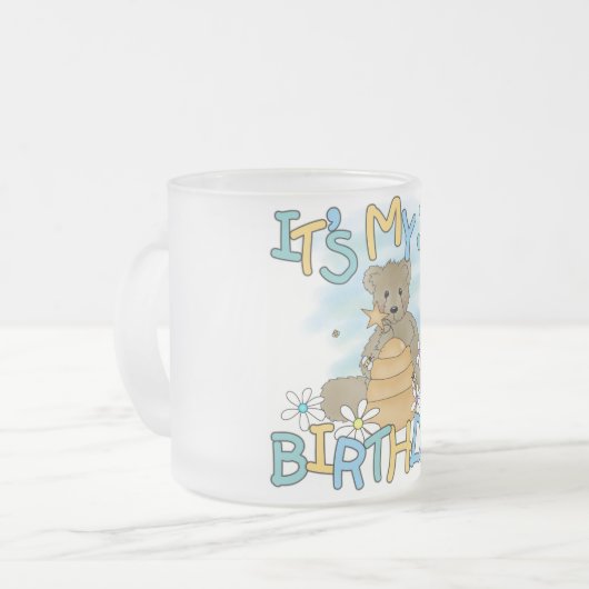 Honey Beer 2e Verjaardag T-shirts en geschenken Matglas Koffiemok (Voorkant links)