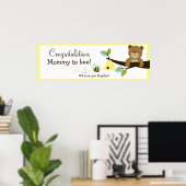 Honey Beer Custom Baby shower Banner Print (Thuiskantoor)