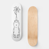 Honey Beer Deluxe Flower Whiteout Skateboard (Voorkant)