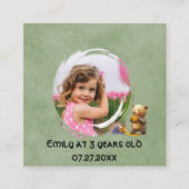 Honey beer verjaardagsfeestje informatiekaartje (Voorkant)