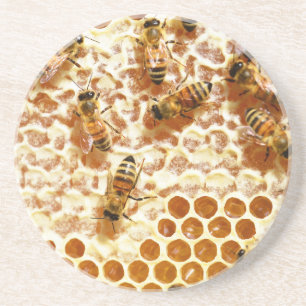 HONEY BEES ZANDSTEEN ONDERZETTER