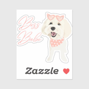 Honey Boss Babe Custom-Cut Vinyl Sticker