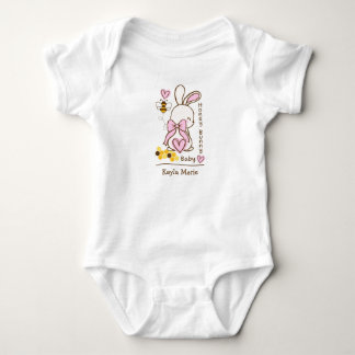 Honey Bunny Baby – Custom One-Piece Baby Bodysuit