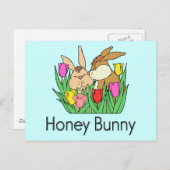 Honey Bunny Briefkaart (Voorkant / Achterkant)