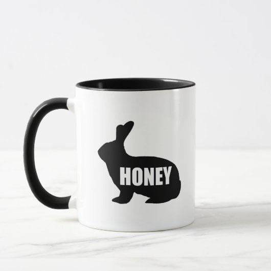 Honey Bunny Cute Funny Mok (Links)
