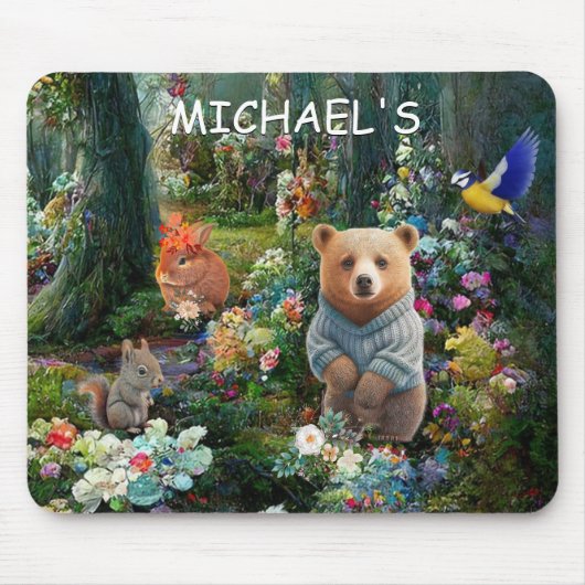 Honey Bunny en Boo Beer Muismat (Voorkant)