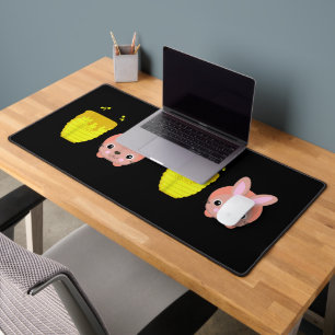 Honey Bunny Schattig & Grappig Konijn Dierenliefhe Bureaumat