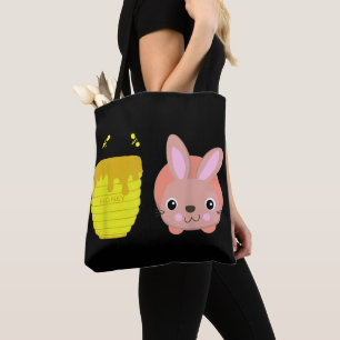 Honey Bunny Schattig & Grappig Konijn Dierenliefhe Draagtas