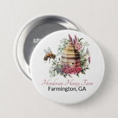Honey Business Branding Ronde Button 7,6 Cm (Voorkant /achterkant)