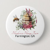 Honey Business Branding Ronde Button 7,6 Cm (Voorkant)