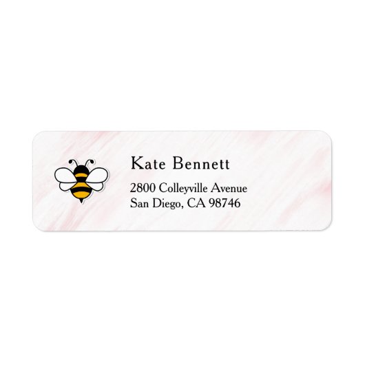 Honey Business Retouradreslabel Etiket (Voorkant)