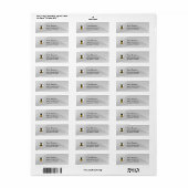 Honey Business Retouradreslabel Etiket (Full Sheet)